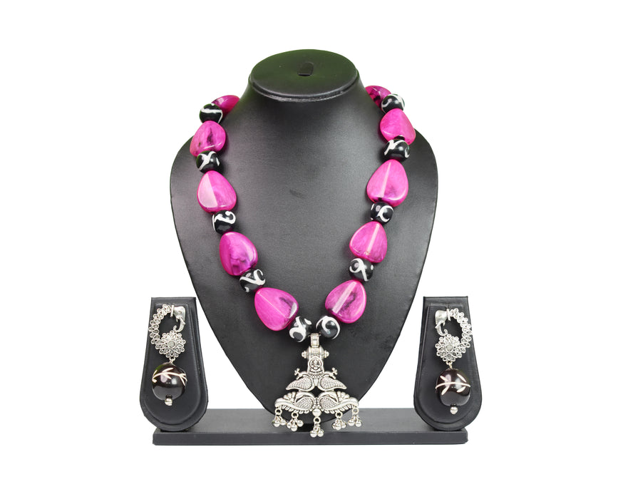 Buy Yellow Double layered Silk Thread Necklace Jewellery set Online! –  Khushi Handicrafts